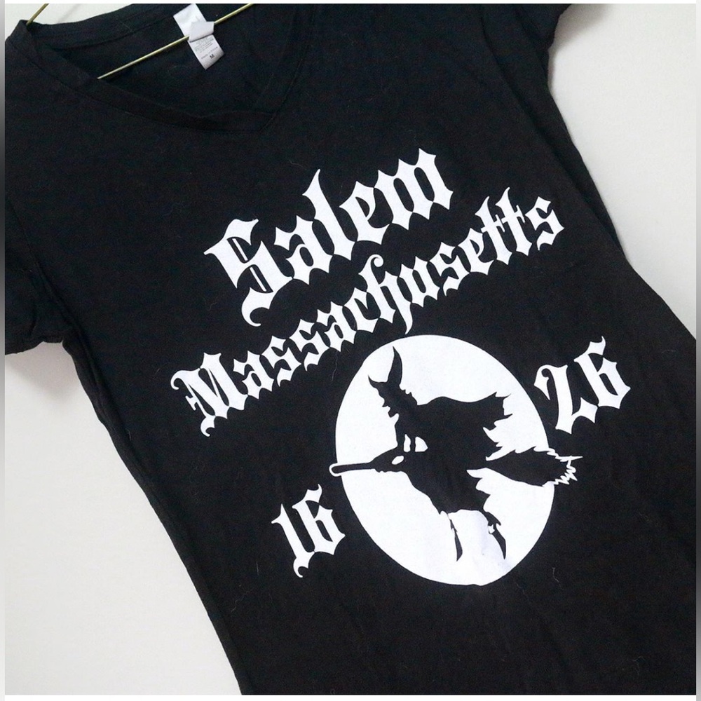 NEXT LEVEL APPAREL Salem witch graphic T shirt